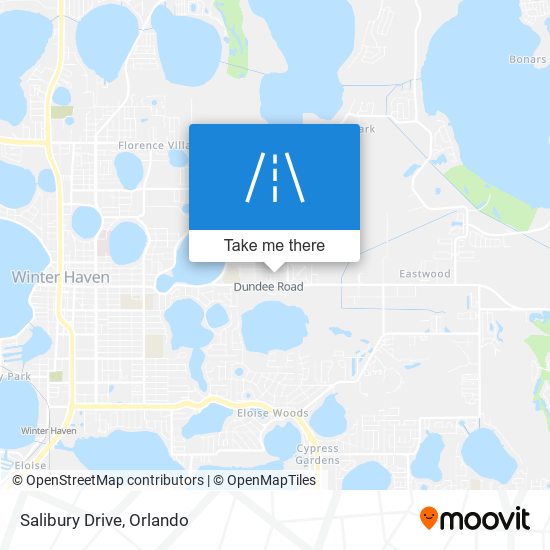 Mapa de Salibury Drive