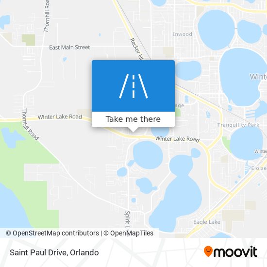 Mapa de Saint Paul Drive