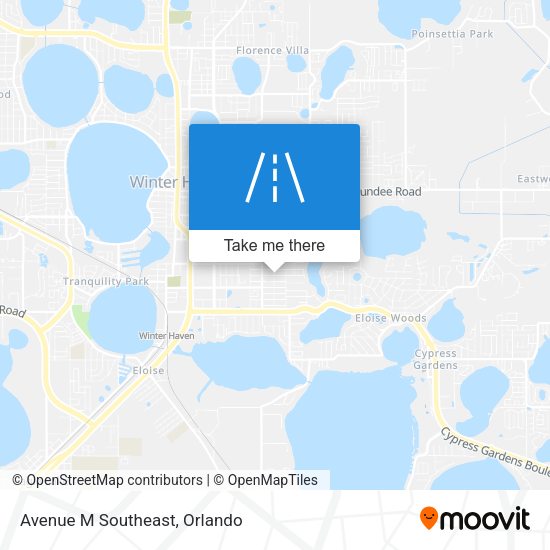 Avenue M Southeast map