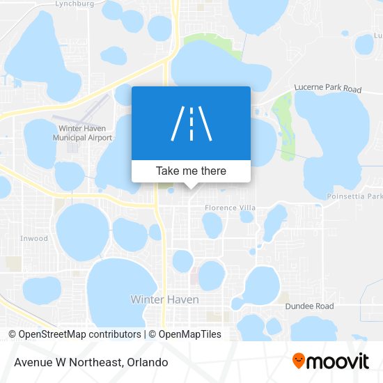 Avenue W Northeast map