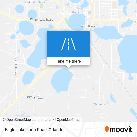 Eagle Lake Loop Road map