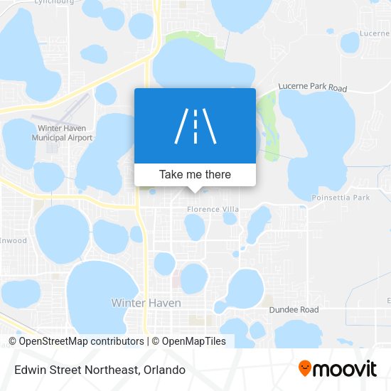 Mapa de Edwin Street Northeast