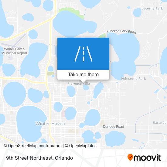 9th Street Northeast map