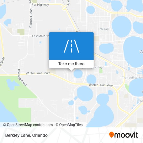 Mapa de Berkley Lane