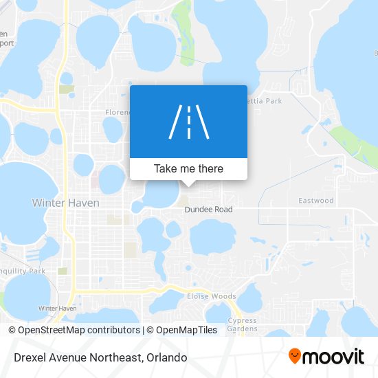 Mapa de Drexel Avenue Northeast