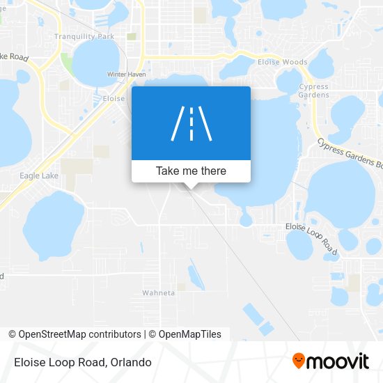 Mapa de Eloise Loop Road