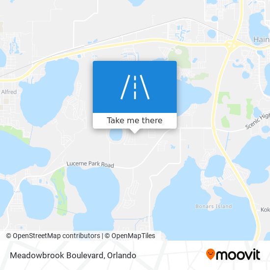 Mapa de Meadowbrook Boulevard