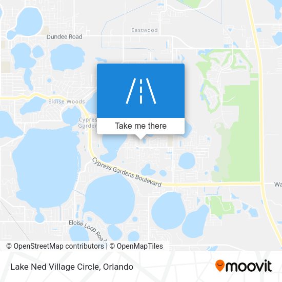 Lake Ned Village Circle map