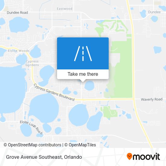 Grove Avenue Southeast map