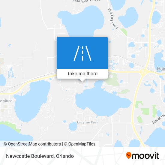 Newcastle Boulevard map