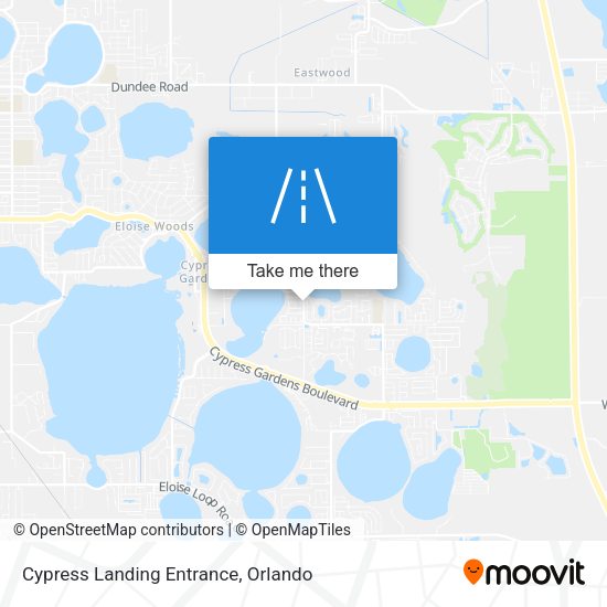 Mapa de Cypress Landing Entrance
