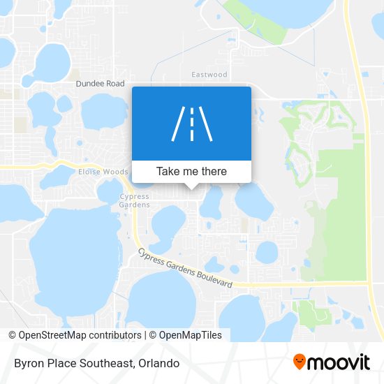 Mapa de Byron Place Southeast