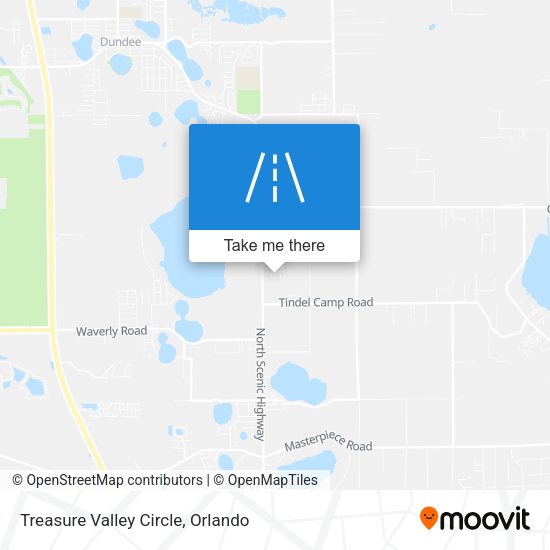 Mapa de Treasure Valley Circle