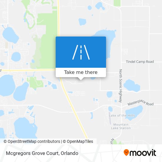 Mcgregors Grove Court map