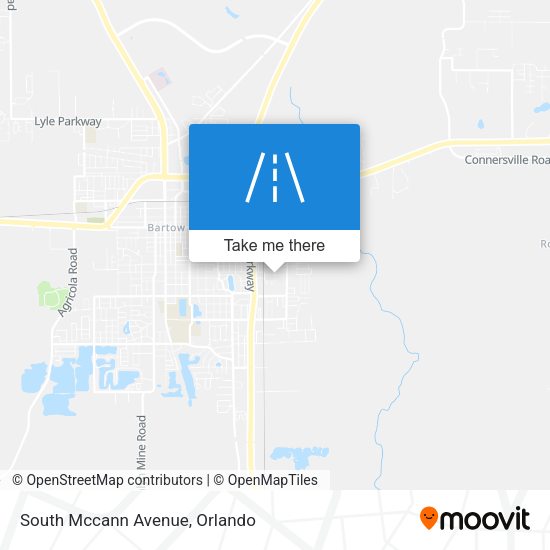 South Mccann Avenue map