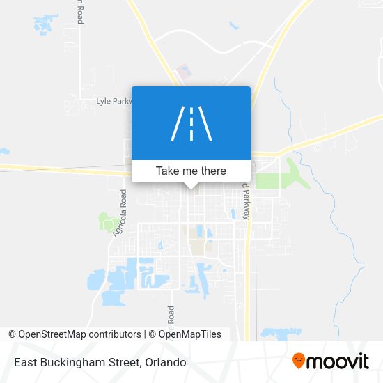 East Buckingham Street map