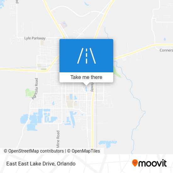East East Lake Drive map