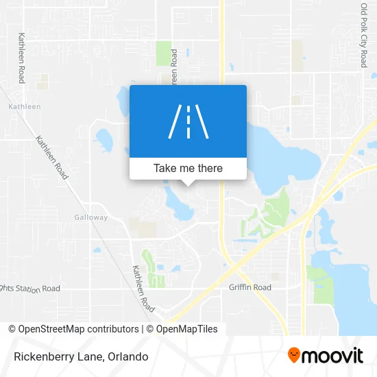 Rickenberry Lane map