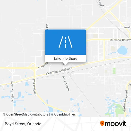 Boyd Street map