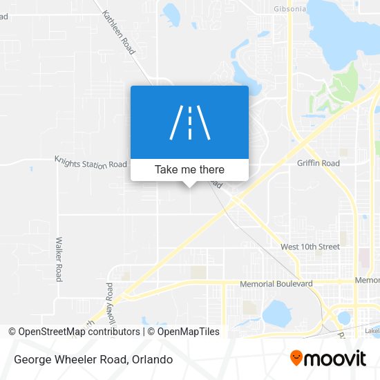 Mapa de George Wheeler Road