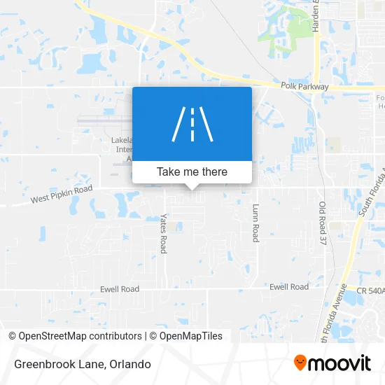 Greenbrook Lane map