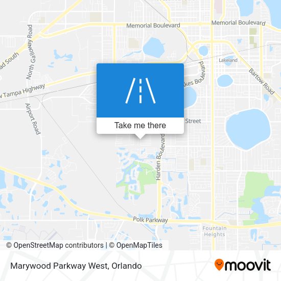 Marywood Parkway West map
