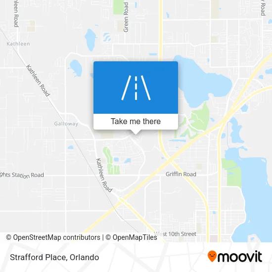 Strafford Place map