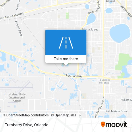 Mapa de Turnberry Drive