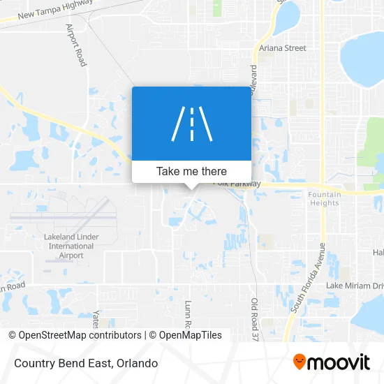 Country Bend East map