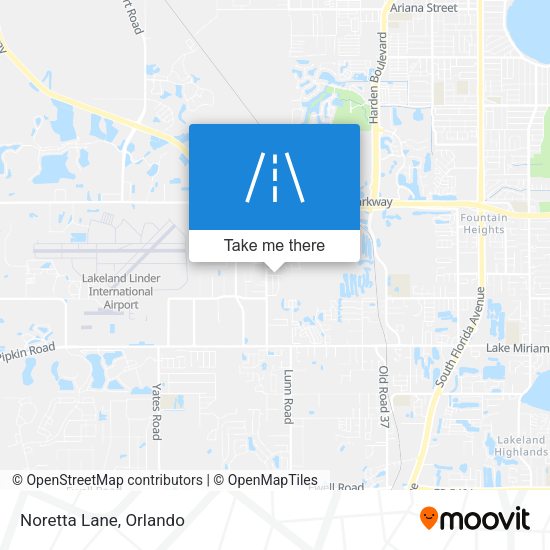 Mapa de Noretta Lane