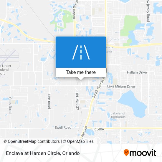 Mapa de Enclave at Harden Circle
