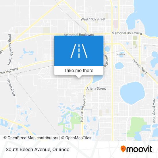 Mapa de South Beech Avenue