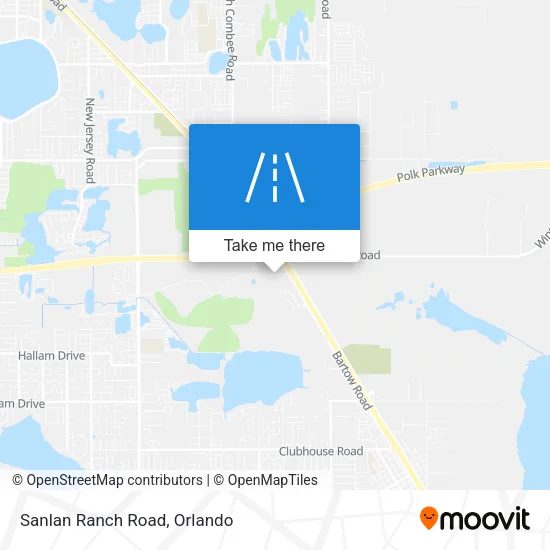 Sanlan Ranch Road map