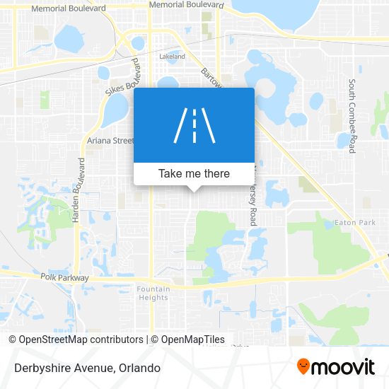 Derbyshire Avenue map