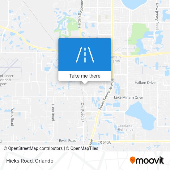 Mapa de Hicks Road