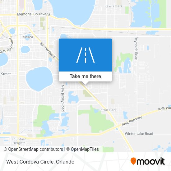 West Cordova Circle map
