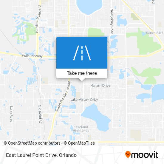 East Laurel Point Drive map