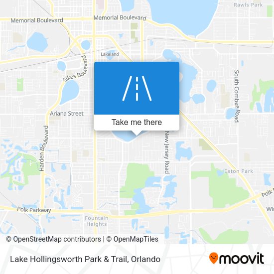 Mapa de Lake Hollingsworth Park & Trail