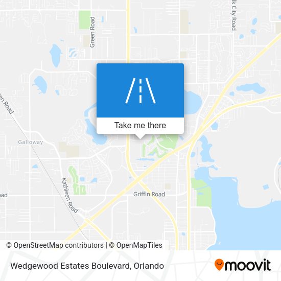 Mapa de Wedgewood Estates Boulevard