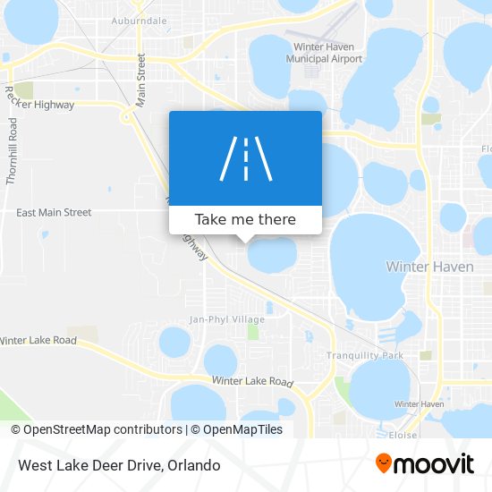 West Lake Deer Drive map