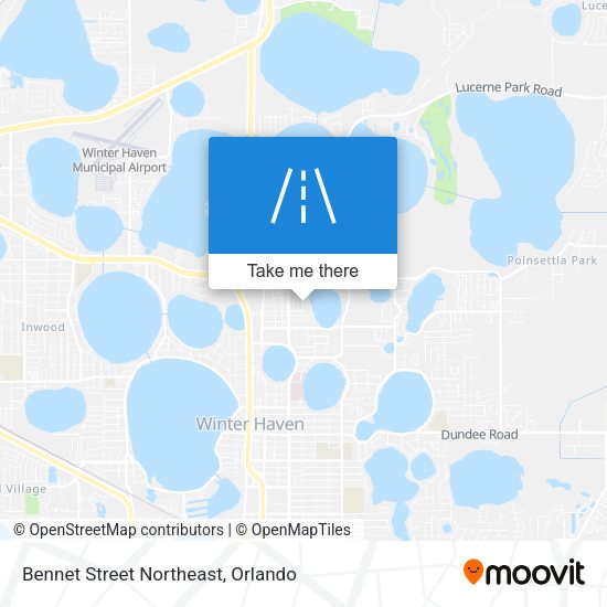 Bennet Street Northeast map