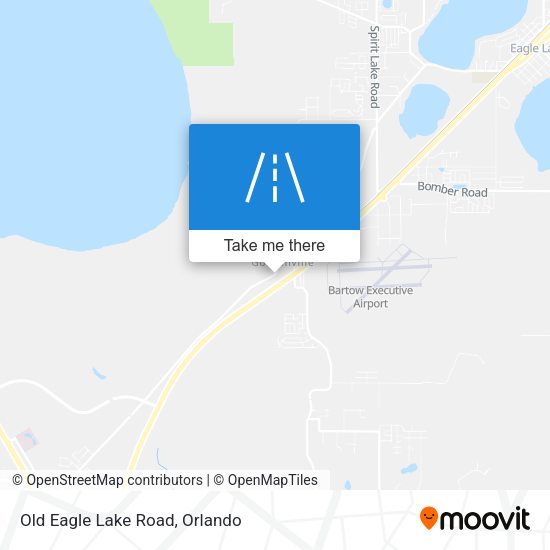 Old Eagle Lake Road map
