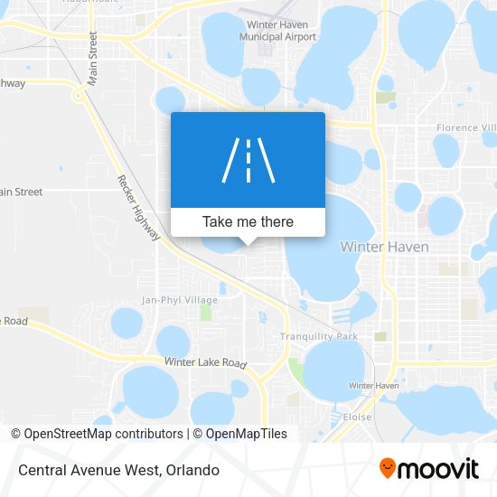 Mapa de Central Avenue West