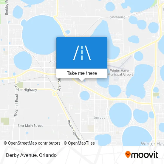 Derby Avenue map