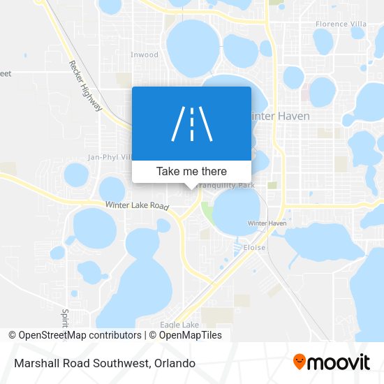 Marshall Road Southwest map