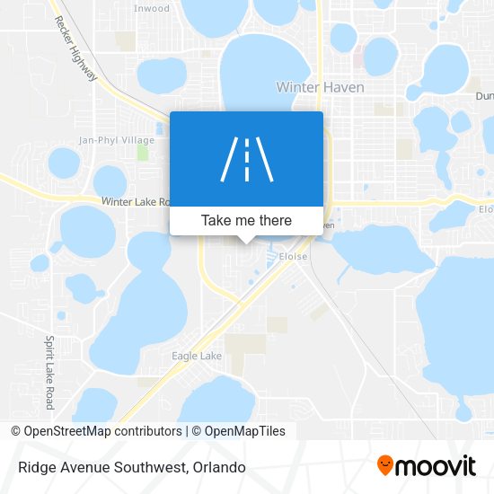 Mapa de Ridge Avenue Southwest
