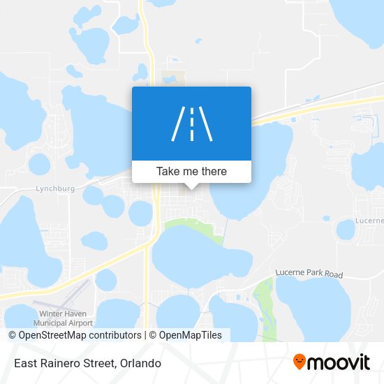 Mapa de East Rainero Street