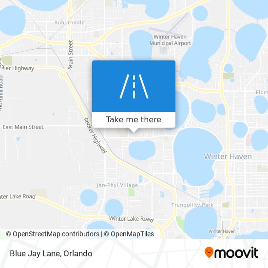 Mapa de Blue Jay Lane