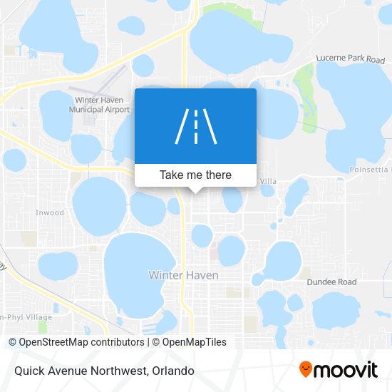Quick Avenue Northwest map