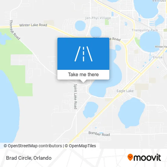Brad Circle map